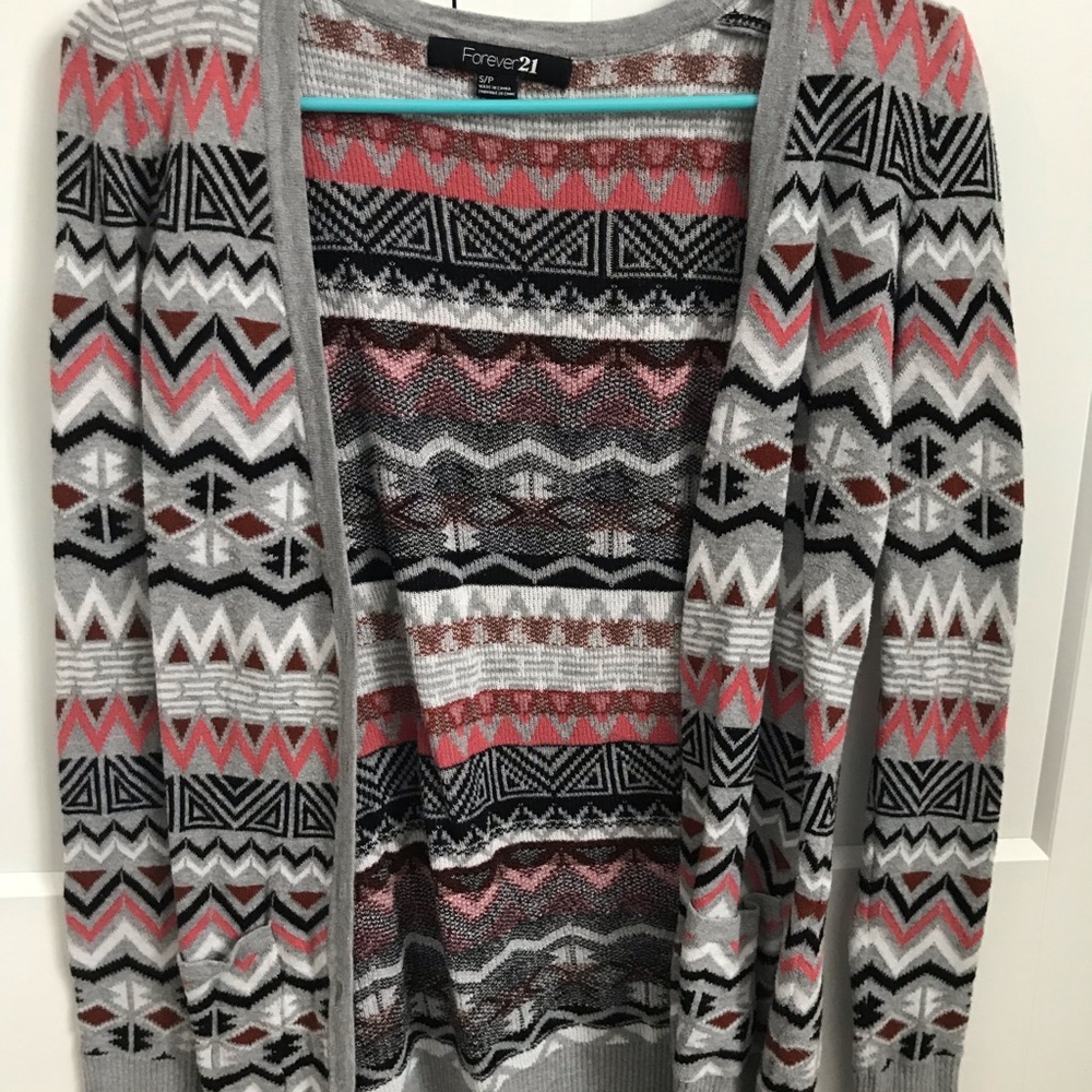 Colorful cardigan